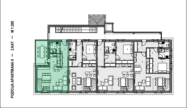 OPATIJA, VOLOSKO - Dvoetažni apartma s pogledom na morje