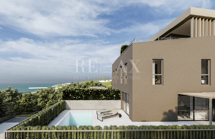 Rijeka, Kostrena - apartma z bazenom