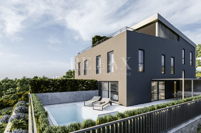 Rijeka, Kostrena - apartma z bazenom