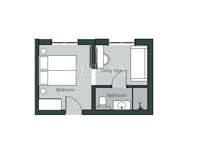 Crikvenica - stanovanje v centru mesta, novogradnja