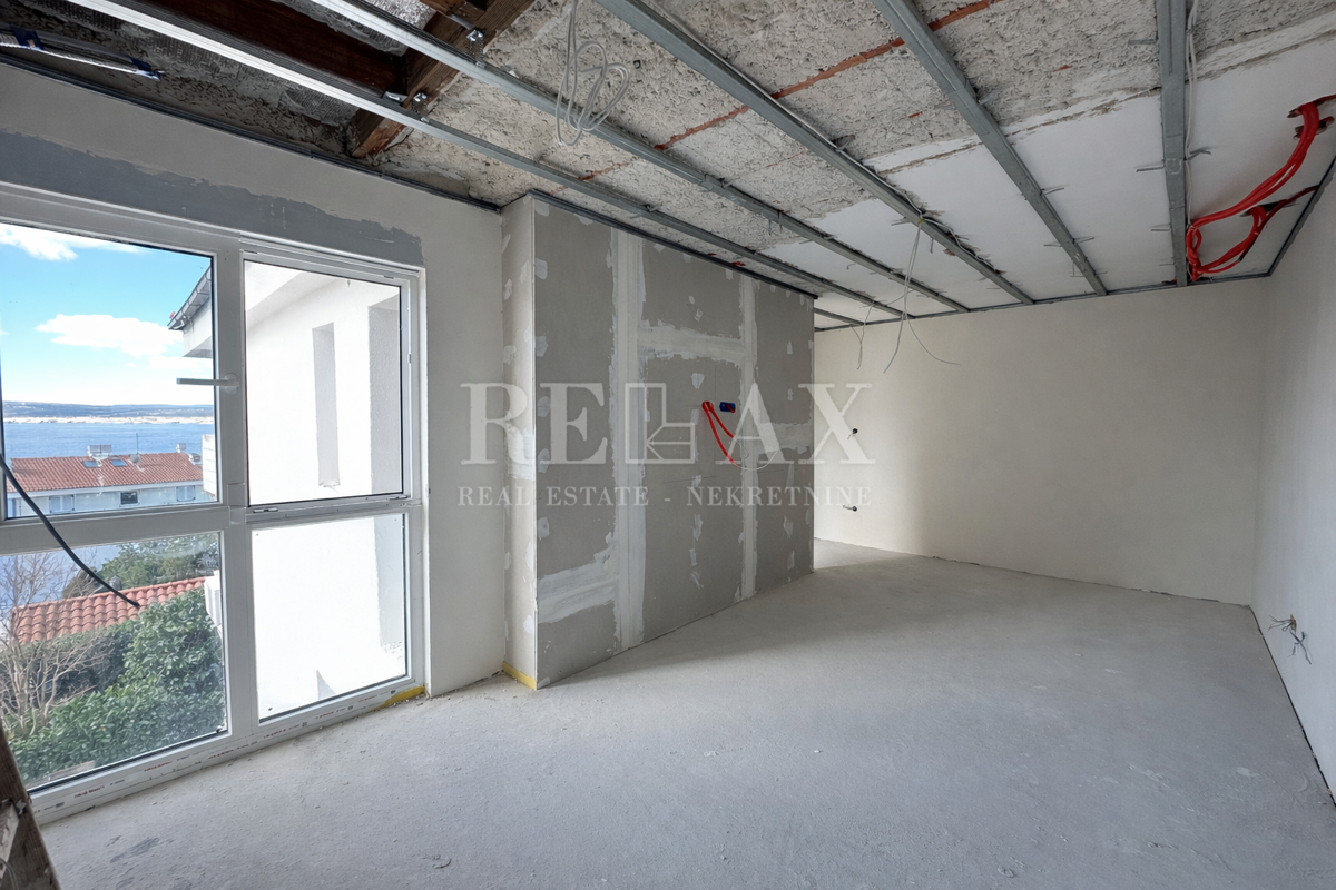 Dramalj - stanovanje s panoramskim razgledom v novogradnji