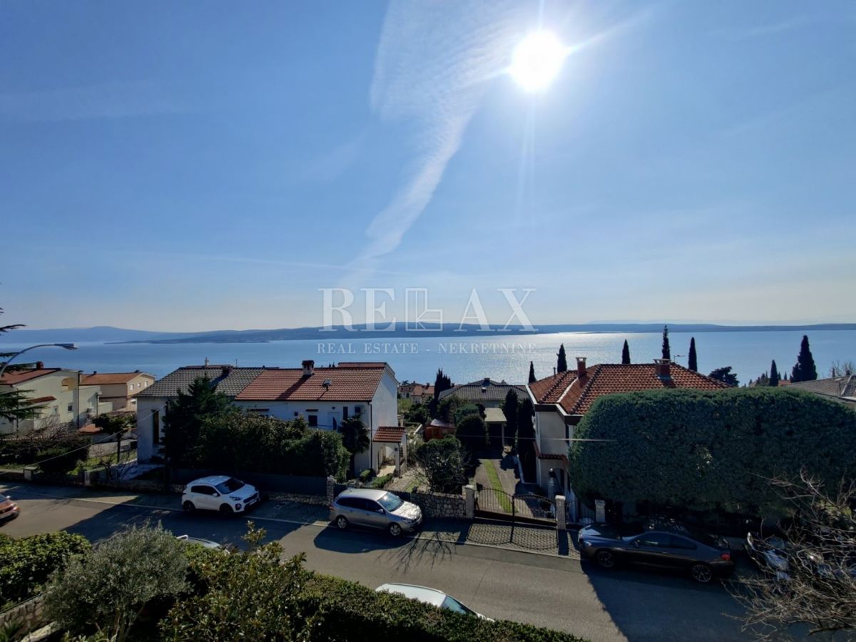 CRIKVENICA - Apartmajska hiša na odlični lokaciji s pogledom na morje