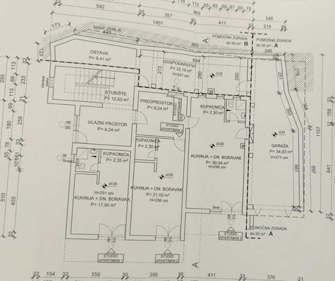 CRIKVENICA - Apartmajska hiša na odlični lokaciji s pogledom na morje