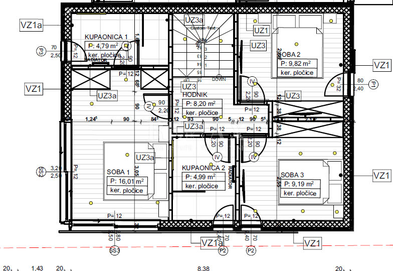 KRK - Dvoetažni apartma v novogradnji