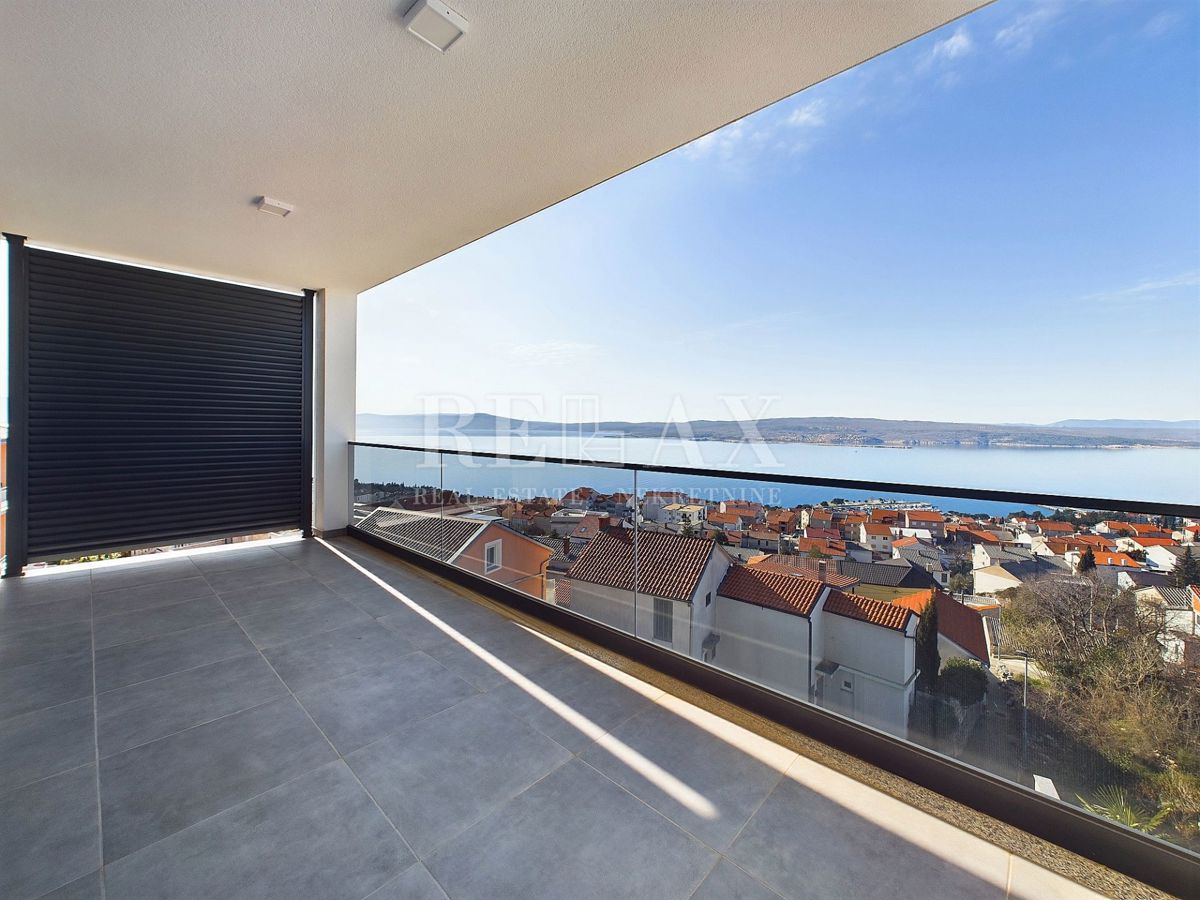 Crikvenica - stanovanje v novi stavbi s razgledom