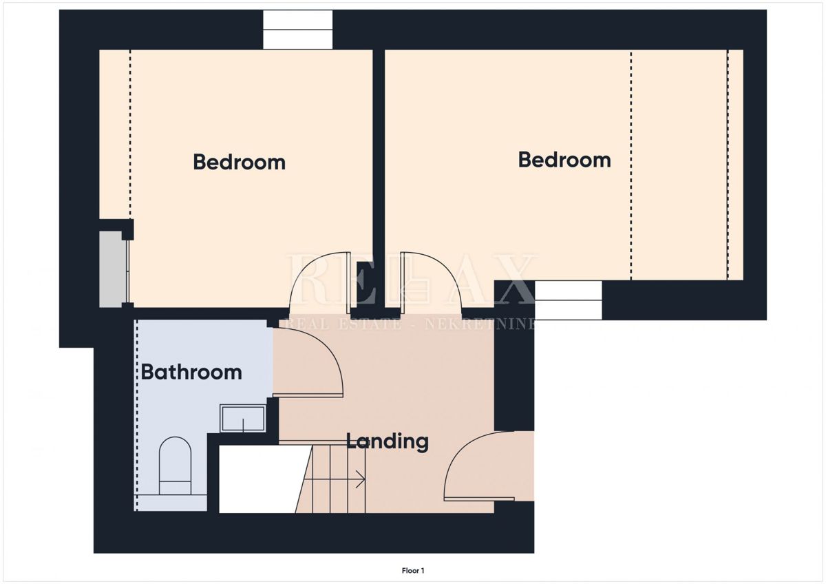 Novi Vinodolski - dvoetažni apartma s parkirnim mestom