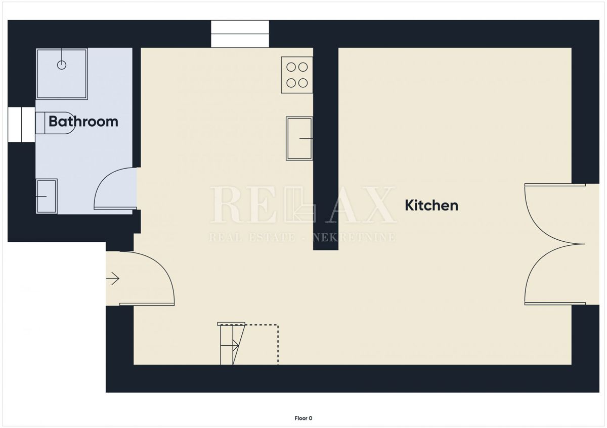 Novi Vinodolski - dvoetažni apartma s parkirnim mestom
