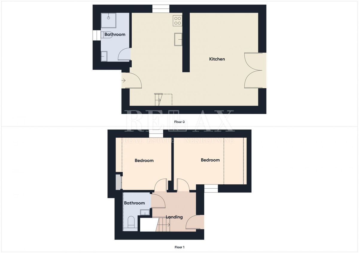 Novi Vinodolski - dvoetažni apartma s parkirnim mestom