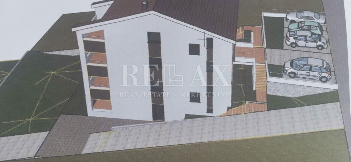 CRIKVENICA, DRAMALJ - Dvoetažni apartma s panoramskim pogledom na morje