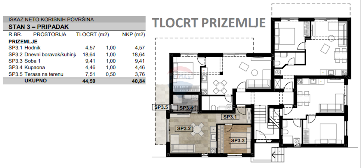 Stanovanje/Apartma Malinska, Malinska-Dubašnica, 120m2