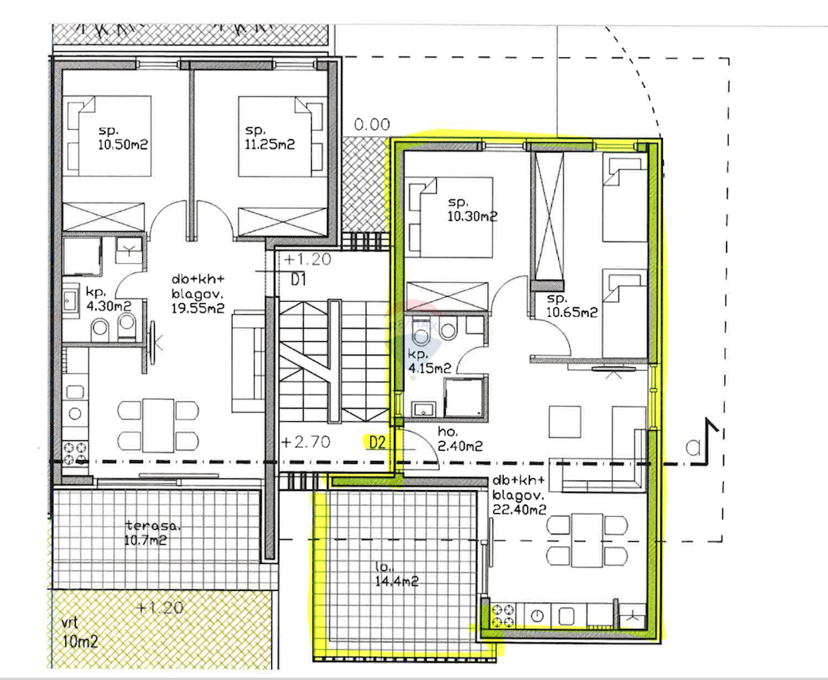 Stanovanje/Apartma Umag, 75,73m2