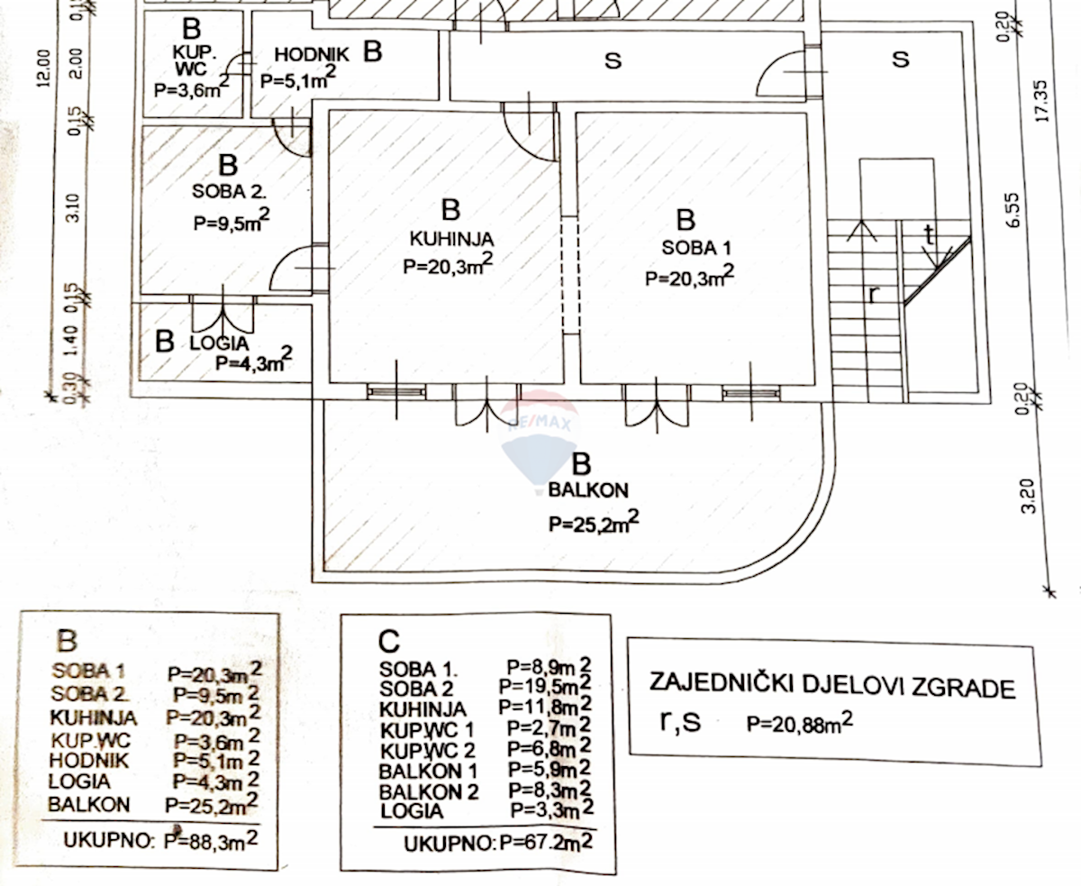 Stanovanje/Apartma Rovinj, 67m2