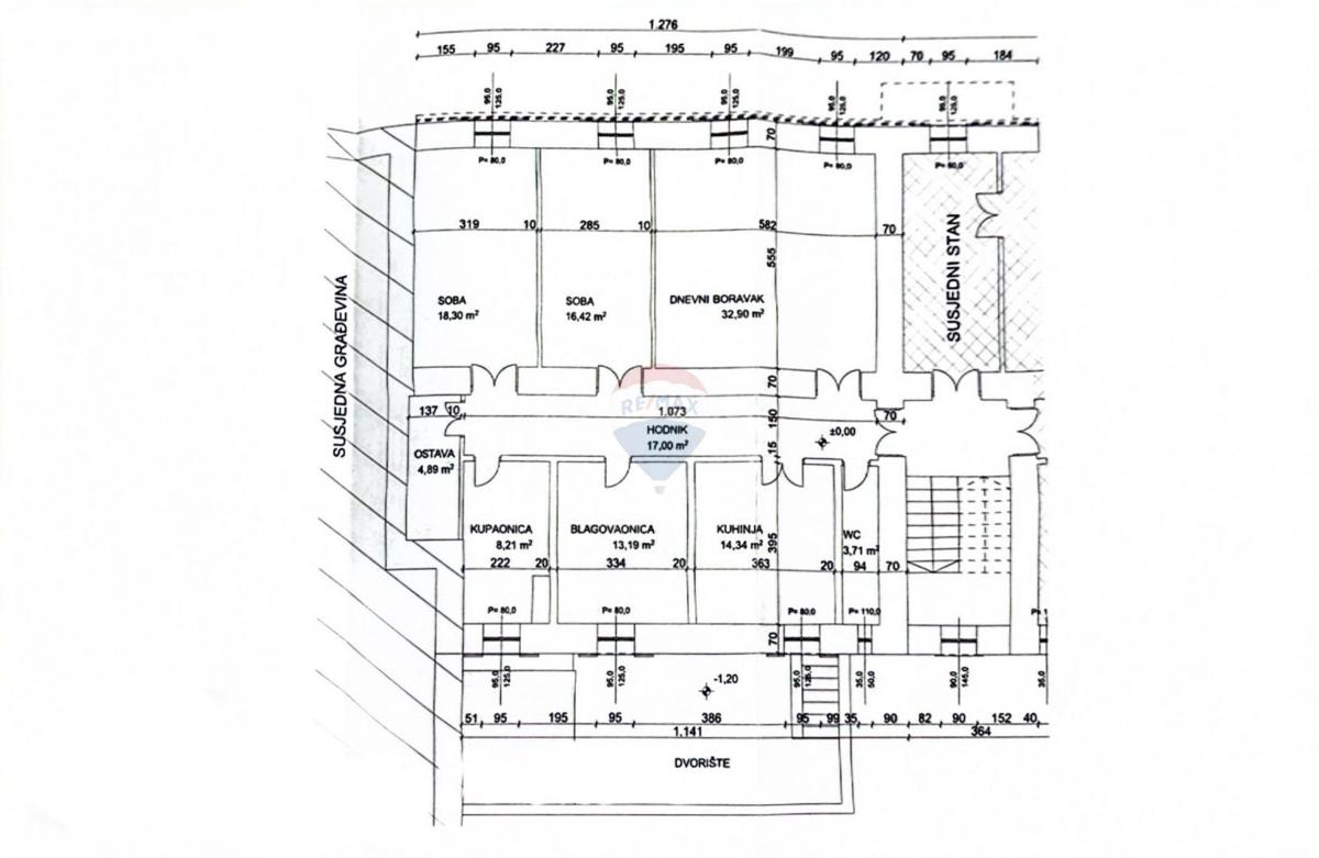 Stanovanje/Apartma Centar, Rijeka, 126m2