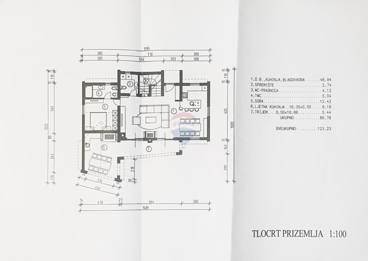 Hiša Linardići, Krk, 160m2