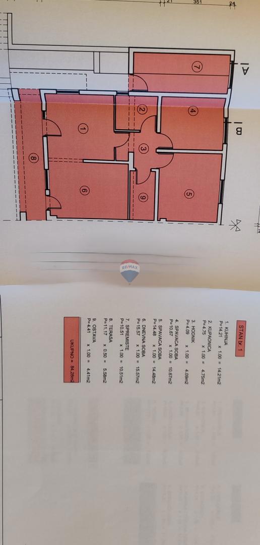 Stanovanje/Apartma Supetarska Draga, Rab, 84m2