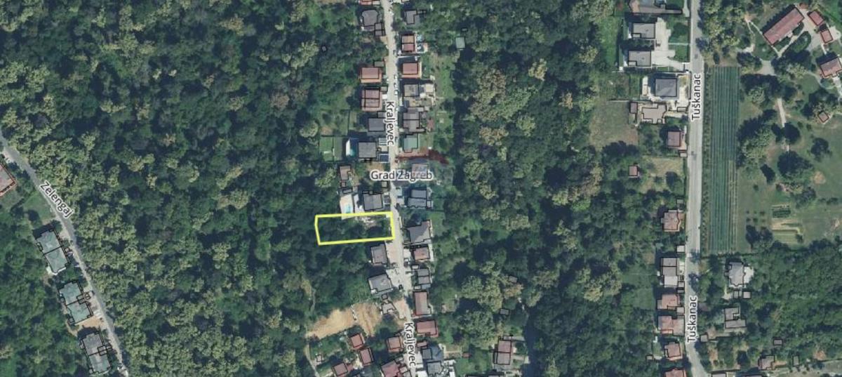 Stavbno zemljišče Kraljevec, Gornji Grad - Medveščak, 1.188m2
