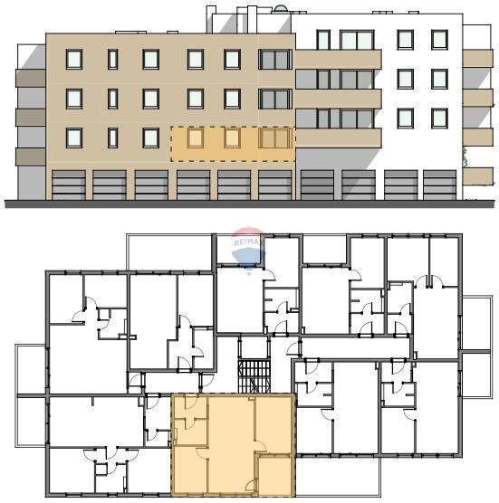 Senj – Dvosobno Stanovanje z Veliko Naravne Svetlobe