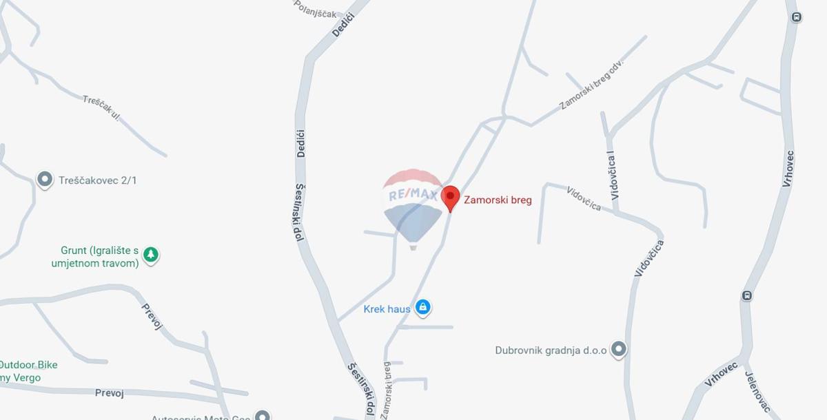 Stavbno zemljišče Šestinski dol, Črnomerec, 1.271m2