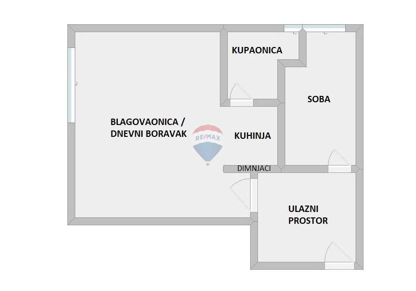 Stanovanje/Apartma Donji grad, Donji Grad, 42m2