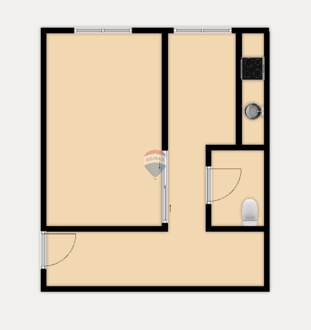 Stanovanje/Apartma Zamet, Rijeka, 36m2
