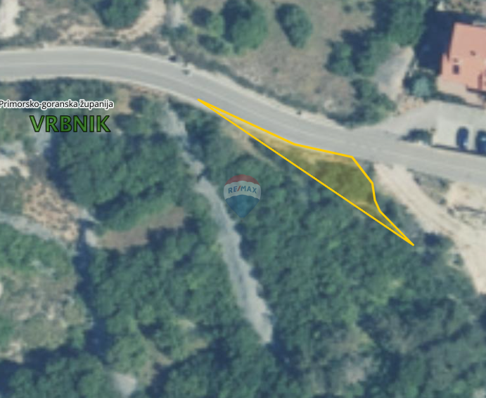 Stavbno zemljišče Vrbnik, 1.193m2