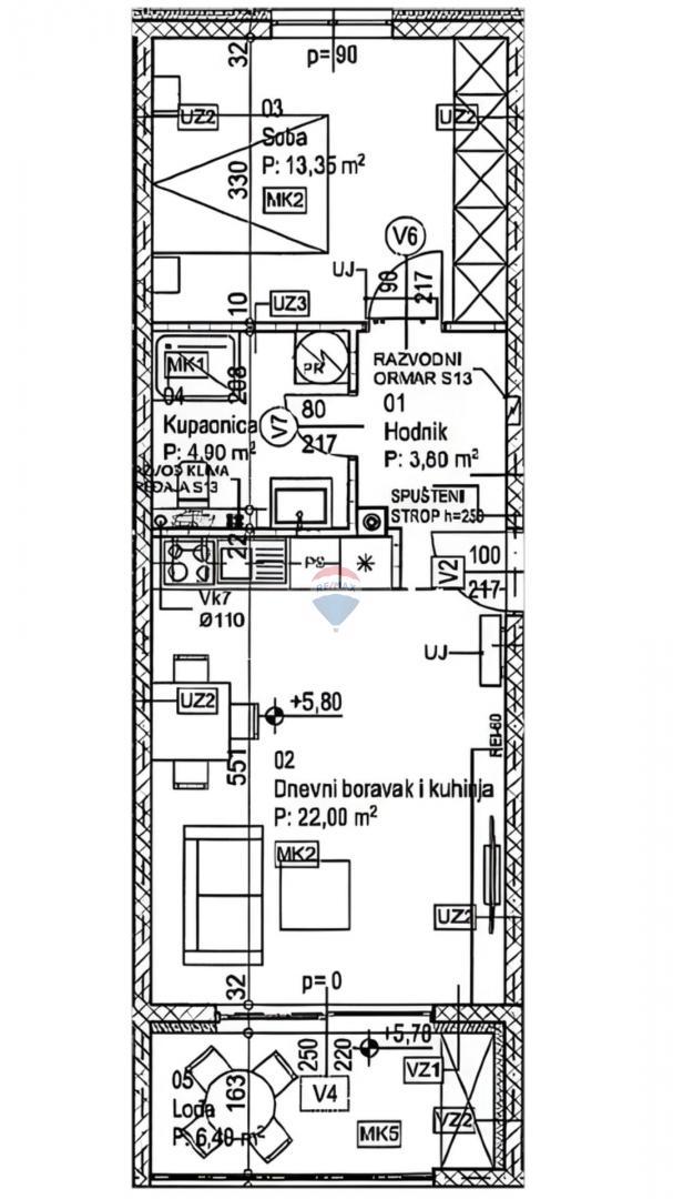 Stanovanje/Apartma Dražice, Jelenje, 50,45m2