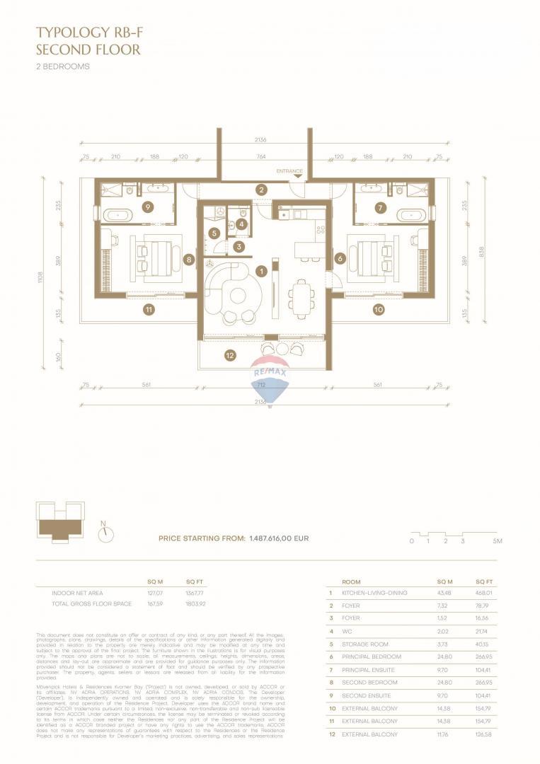 Stanovanje/Apartma Novi Vinodolski, 168m2