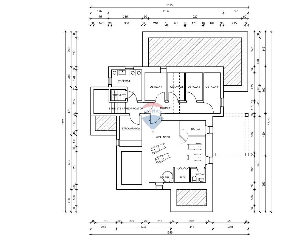 Hiša Kornić, Krk, 476m2