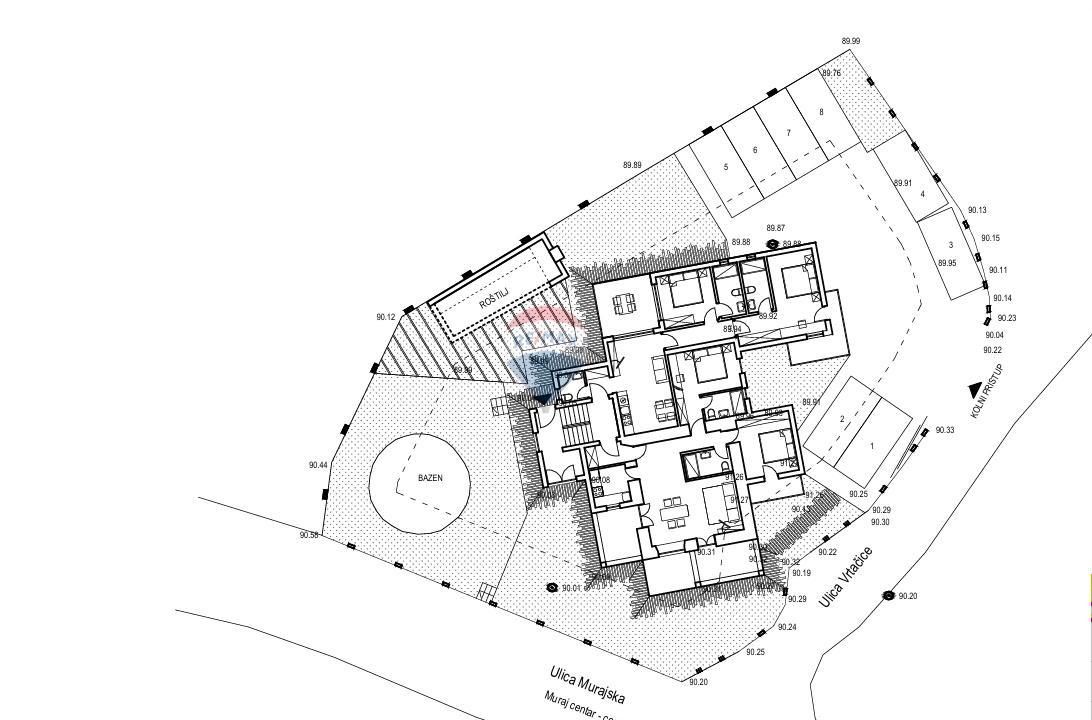 Hiša Kornić, Krk, 476m2