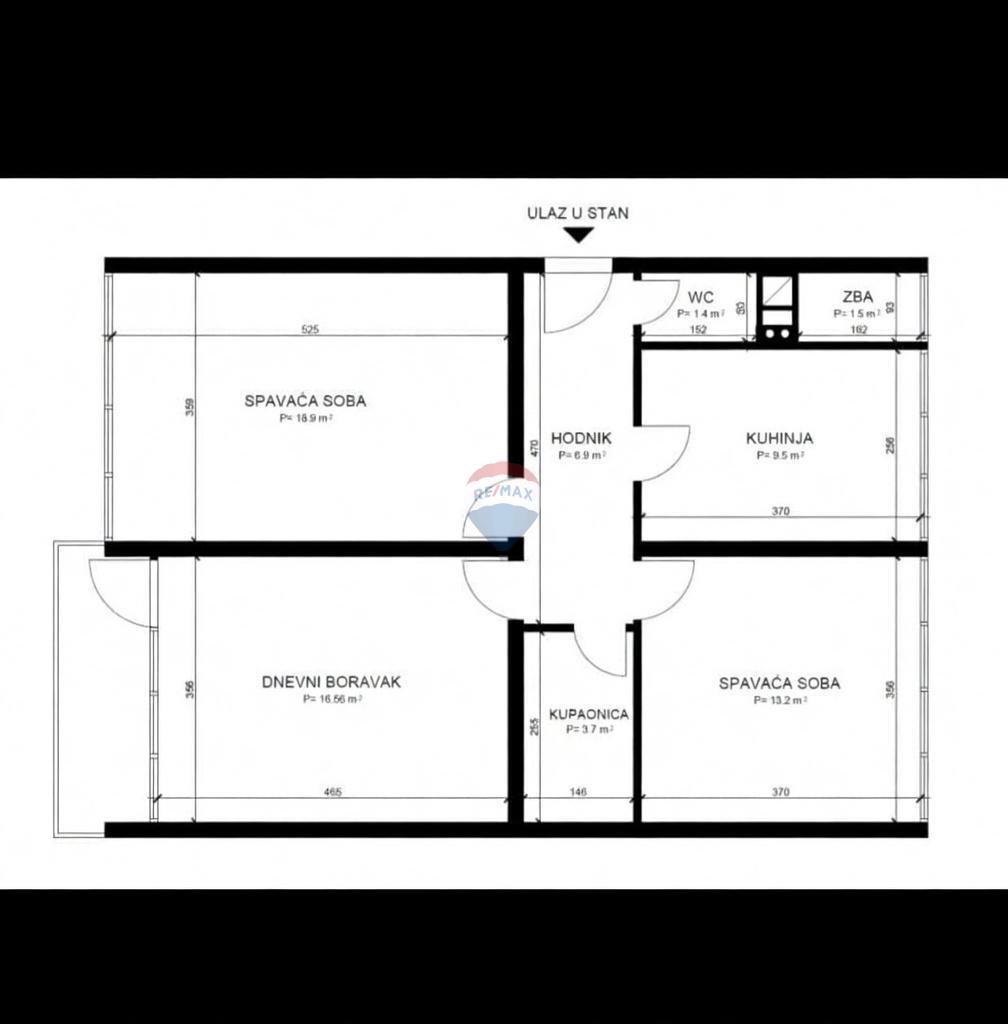 Stanovanje/Apartma Studentski grad, Gornja Dubrava, 75m2