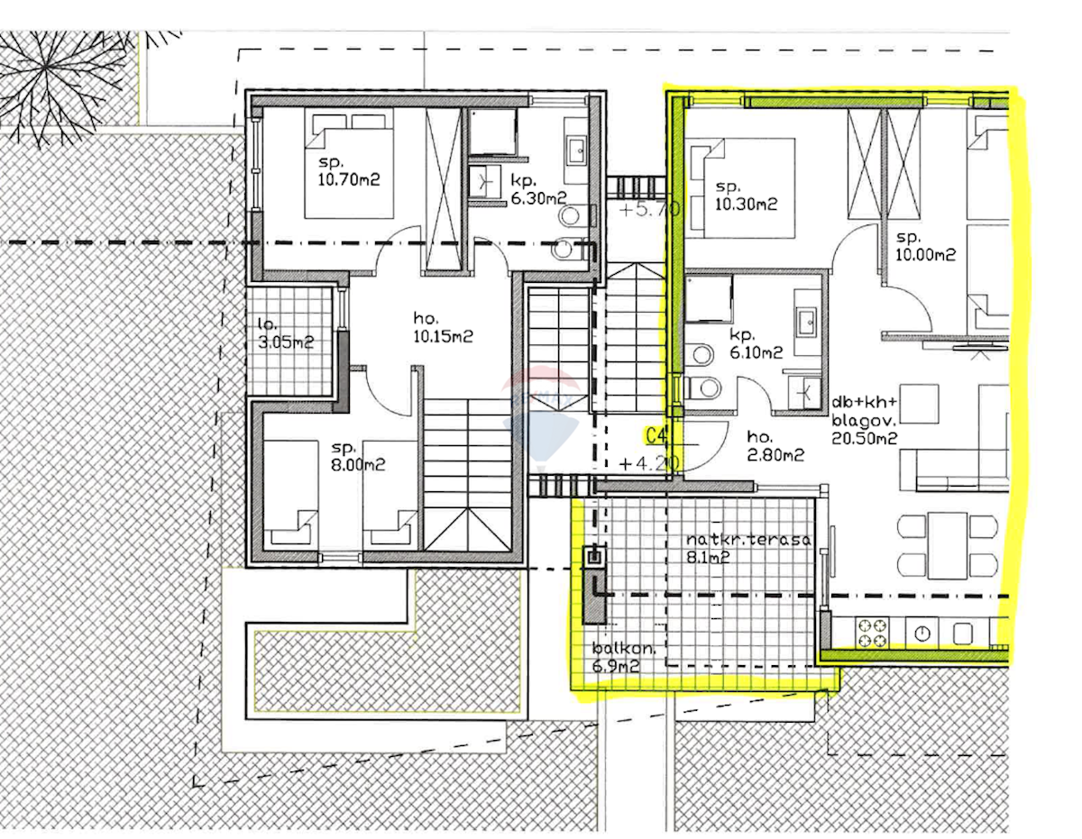 Stanovanje/Apartma Umag, 66,93m2