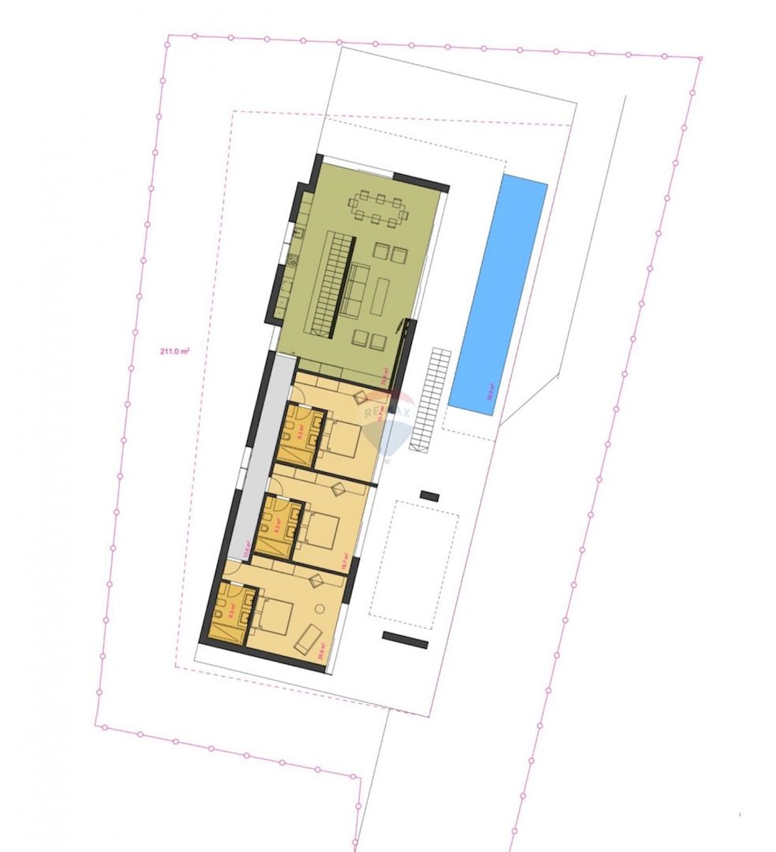 Stavbno zemljišče Veprinac, Opatija - Okolica, 1.096m2