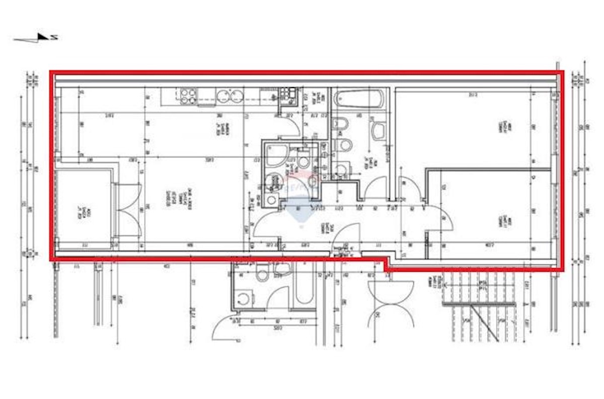 Stanovanje/Apartma Sigečica, Trnje, 85m2