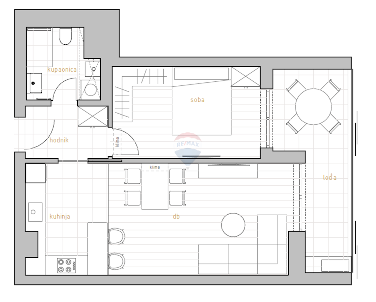 Stanovanje/Apartma Zamet, Rijeka, 57,13m2