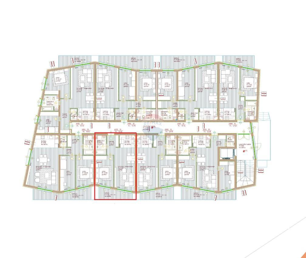 Stanovanje/Apartma Poreč, 53,66m2