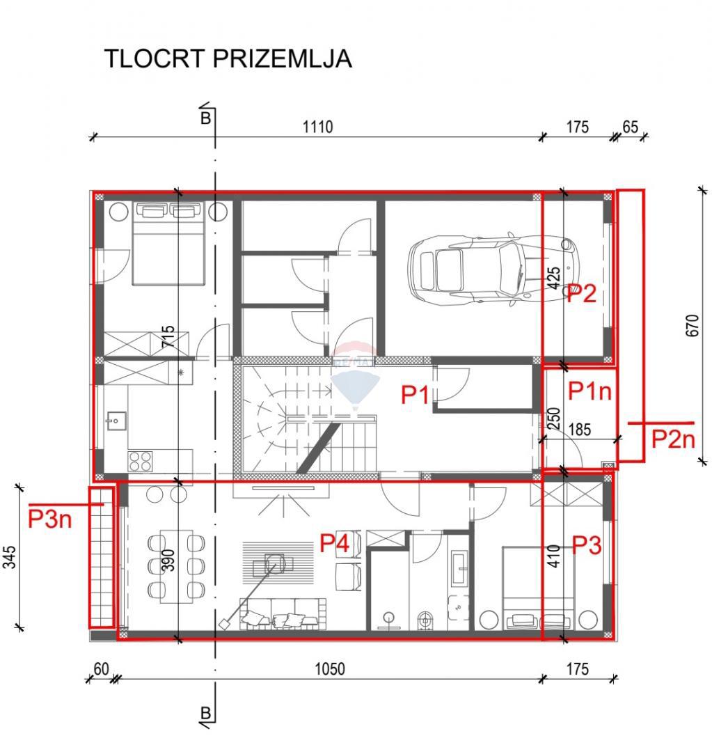 Stanovanje/Apartma Valdebek, Pula, 82,89m2