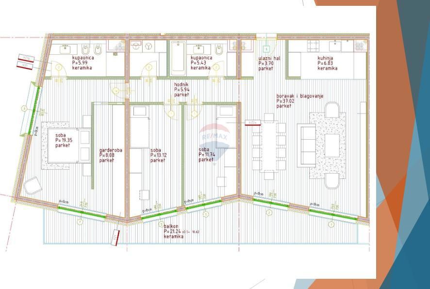 Stanovanje/Apartma Poreč, 138,44m2