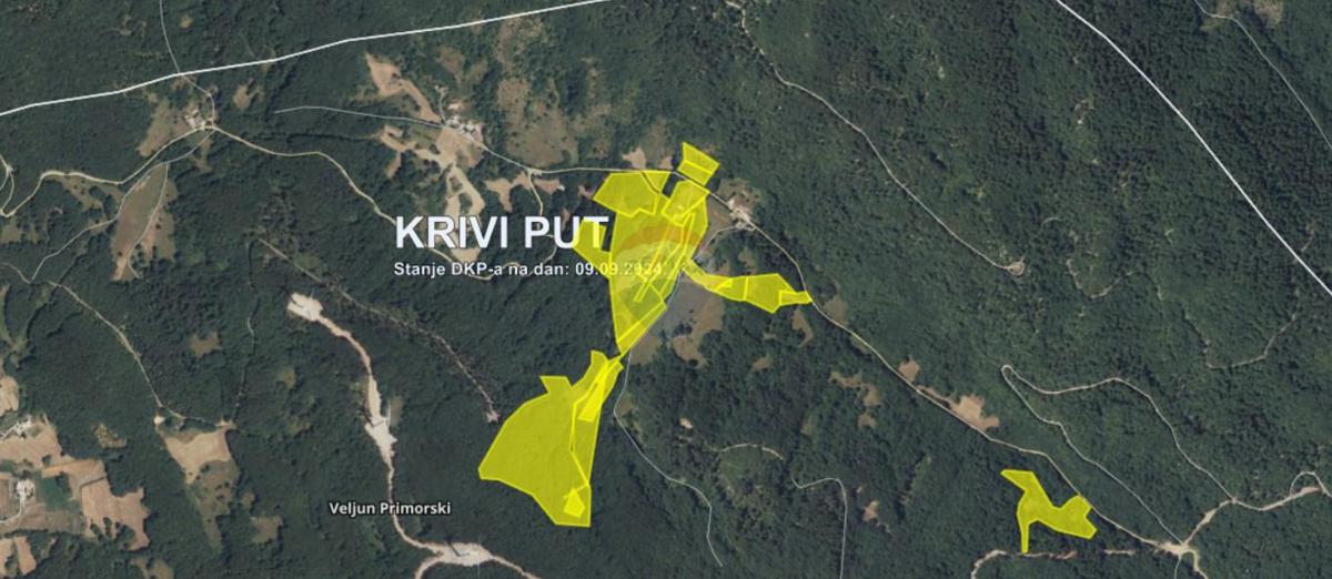 Stavbno zemljišče Krivi Put, Senj, 188.265m2