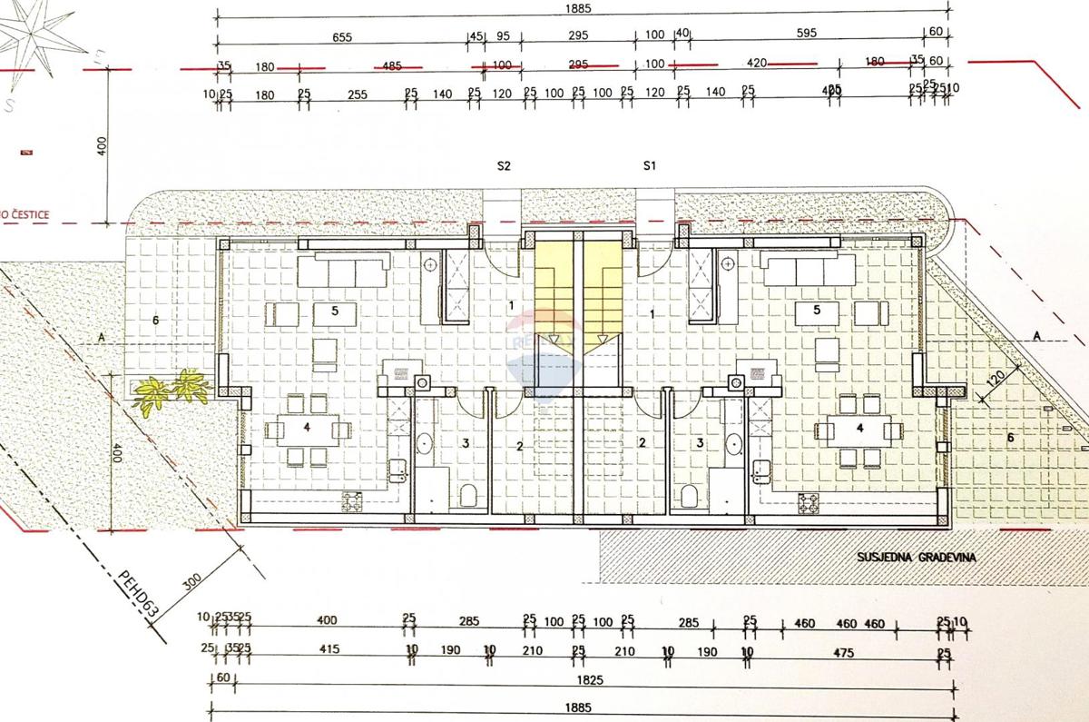 Stavbno zemljišče Umag, 442m2