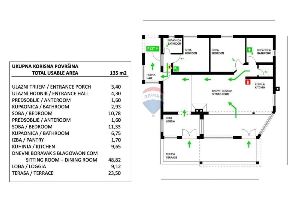 Stanovanje/Apartma Lovran, 110,51m2
