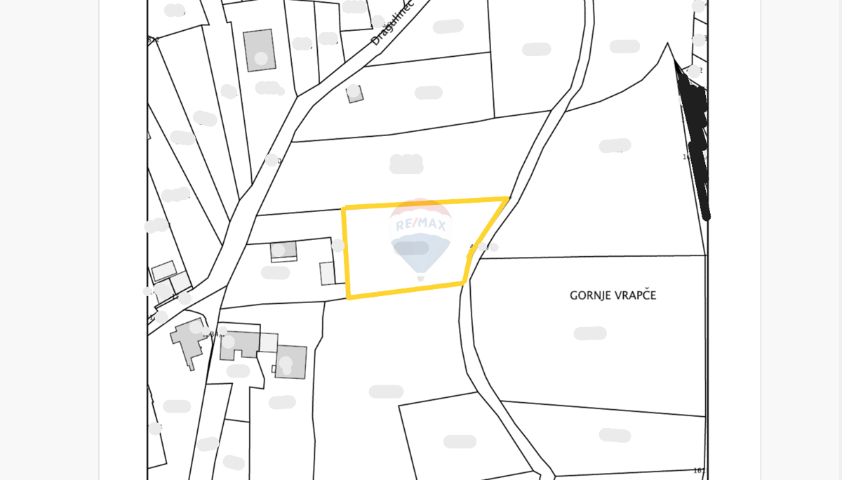Stavbno zemljišče Gornje Vrapče, Črnomerec, 1.273m2