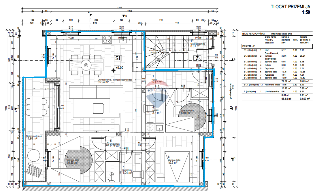 Istra, Rovinj, 8 km, trisobno stanovanje – novogradnja, 84 m² + parkirišče
