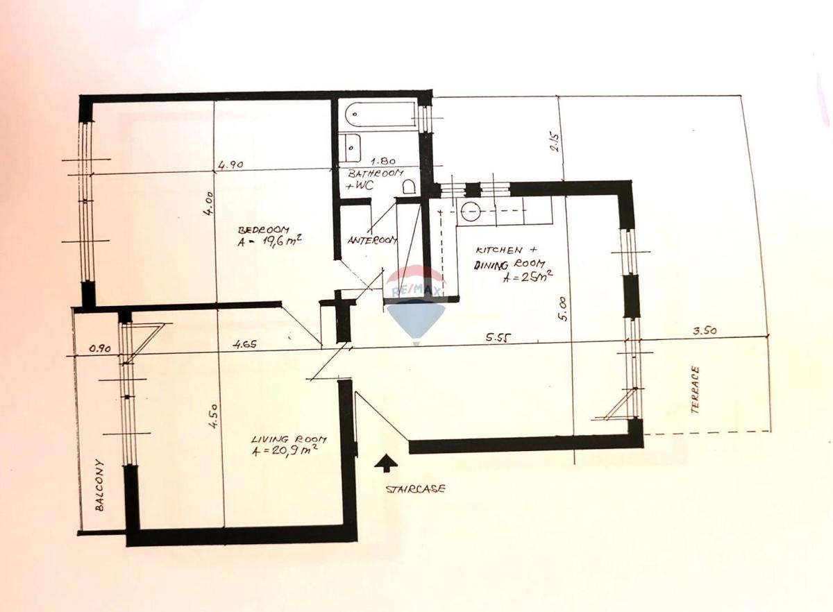 Stanovanje/Apartma Ribnjak, Gornji Grad - Medveščak, 66,50m2