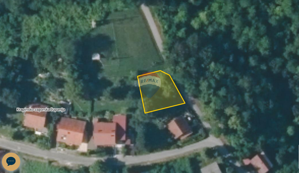 Stavbno zemljišče Črešnjevec, Tuhelj, 421m2