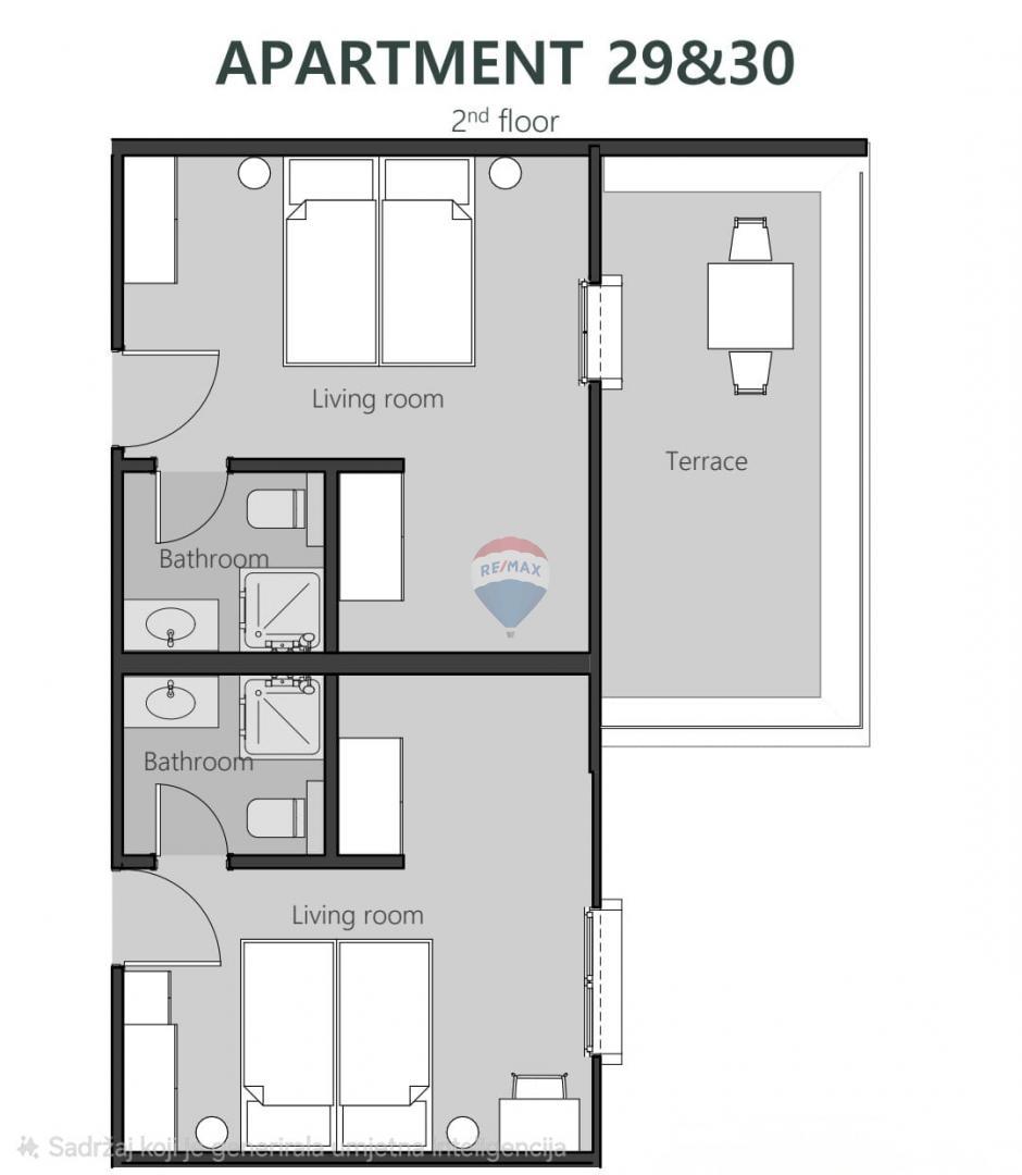 Stanovanje/Apartma Crikvenica, 42m2