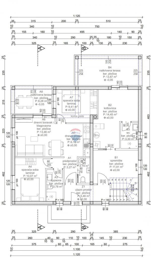 Stavbno zemljišče Momjan, Buje, 976m2