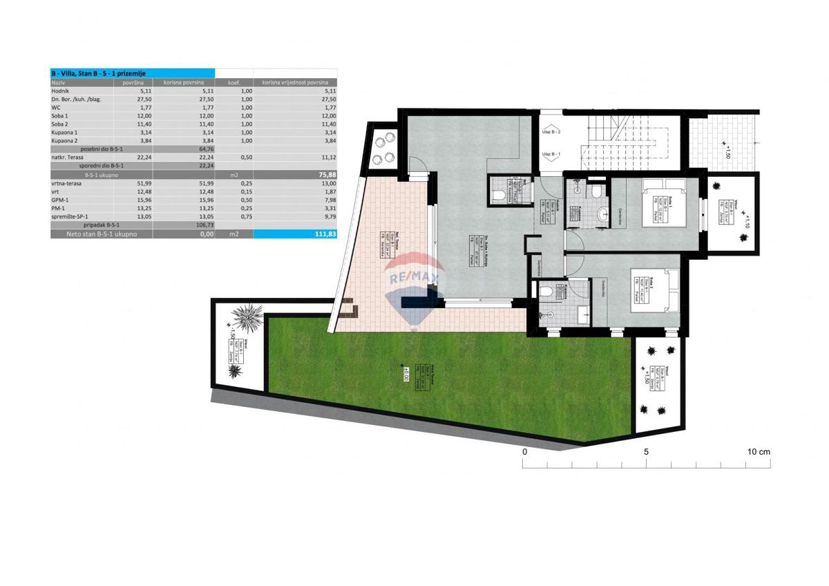 Stanovanje/Apartma Lovran, 86,99m2