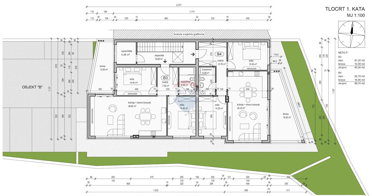 Kanfanar, 1.050m2