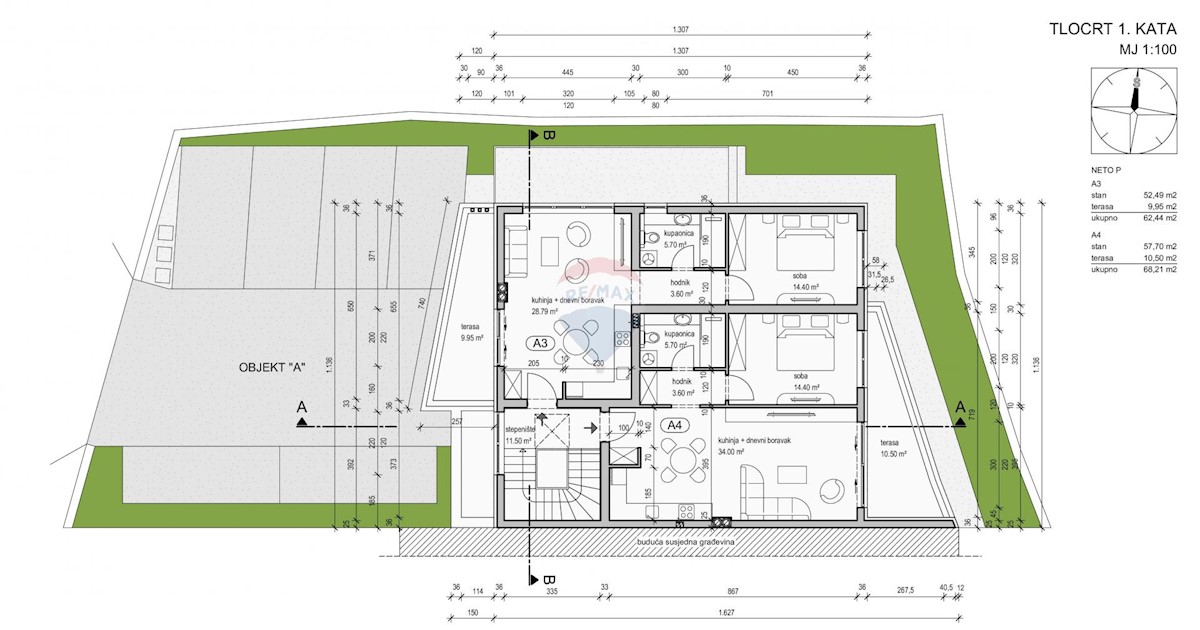 Kanfanar, 1.050m2