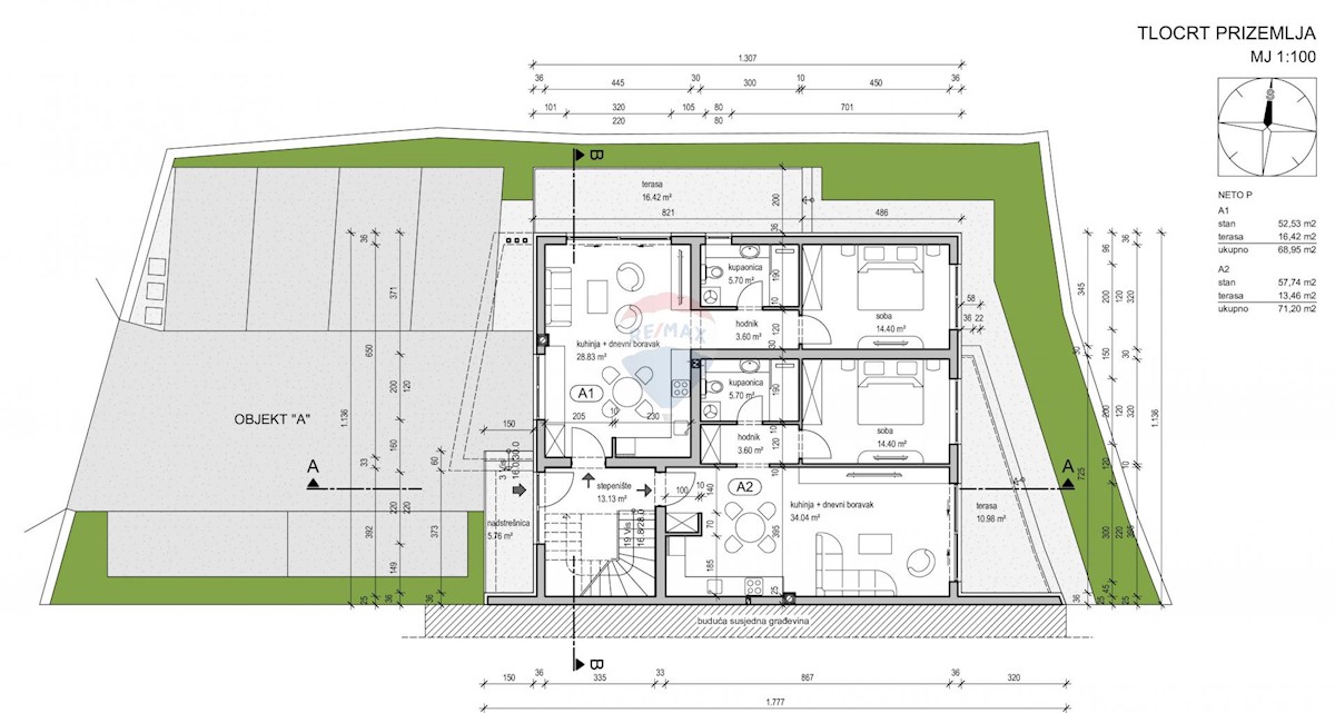 Kanfanar, 1.050m2